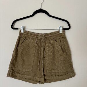 Universal Thread Linen Shorts | Olive Green | Sz. XS